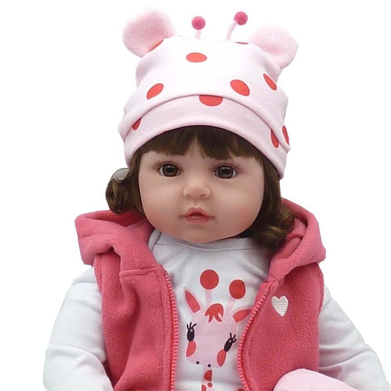 Boneca Bebe Reborn Laura Baby Paola 595 - 48cm