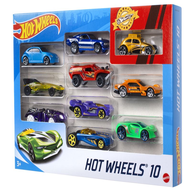 Conjunto-de-Veiculos---Hot-Wheels---Pacote-com-10-Carros---Surpresa---Mattel-0