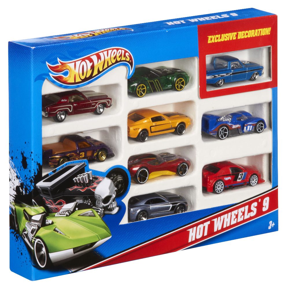 Carrinhos - Hot Wheels - Pacote com 5 Carros - Sortidos - Mattel - Ri Happy