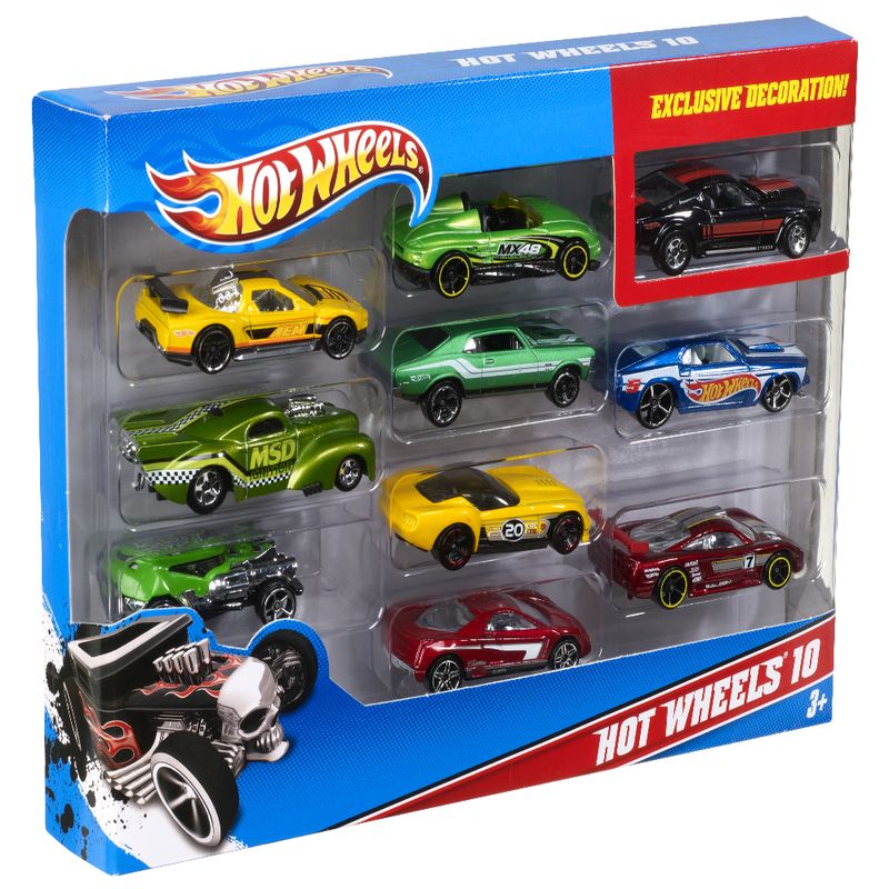 Carrinhos Hot Wheels Pacote Presente com 5 Carros - MATTEL