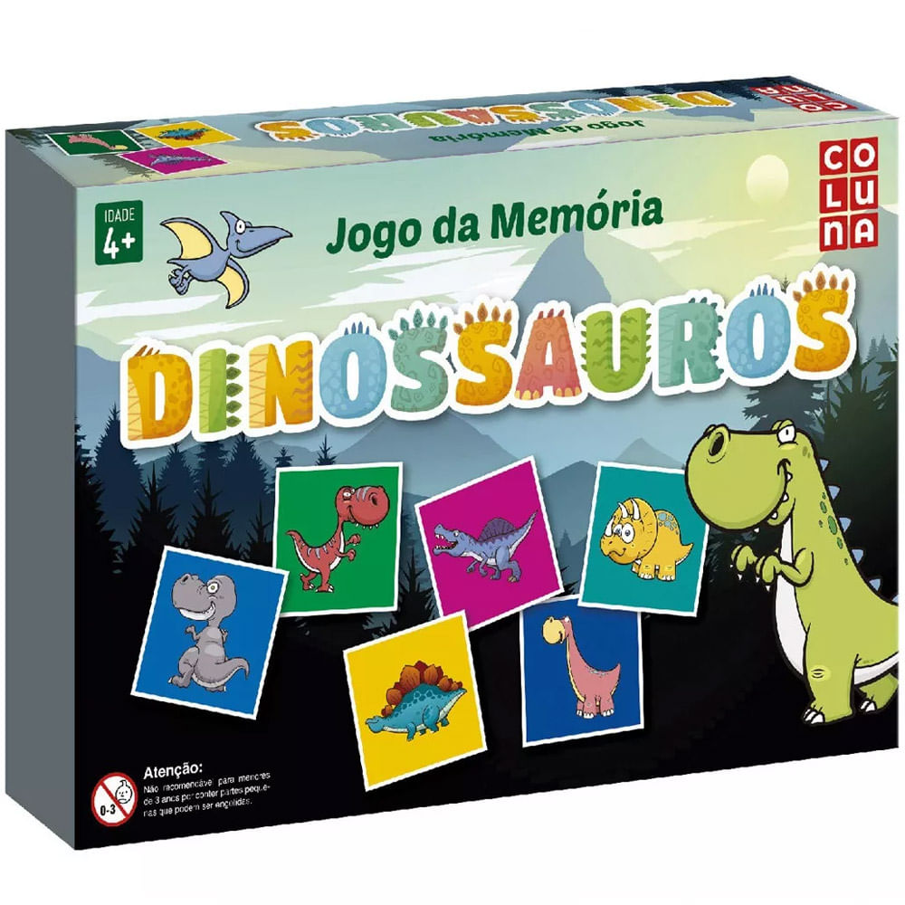 Jogo Educativo Jogo de Mesa Dinossauro Brinquedo Infantil - Ri Happy