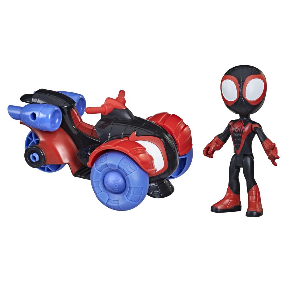 Mini Boneco e Veículo - Marvel - Spidey e Seus Amigos - Spidey e Carro  Aranha - Hasbro