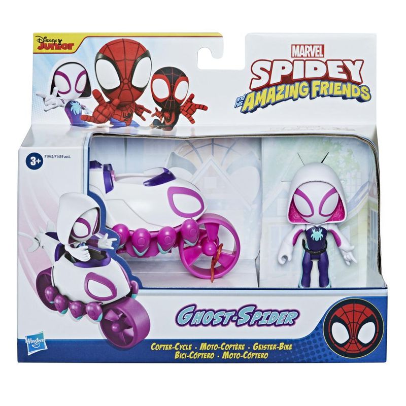 Mini-Boneco-e-Veiculo---Marvel---Spidey-e-Seus-Amigos---Ghost-Spider-e-Moto-Coptero---Hasbro-3