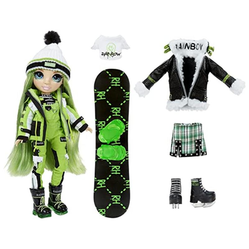 Boneca-Articulada---Fashion-Inverno-Jade-Hunter---Rainbow-High---Verde---Mga-1