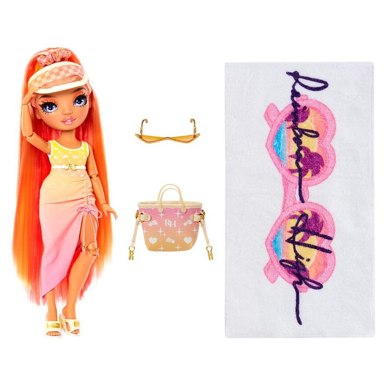 Boneca-Articulada---Rainbow-High---Pacific-Coast----Laranja---MCassab-Toys-4