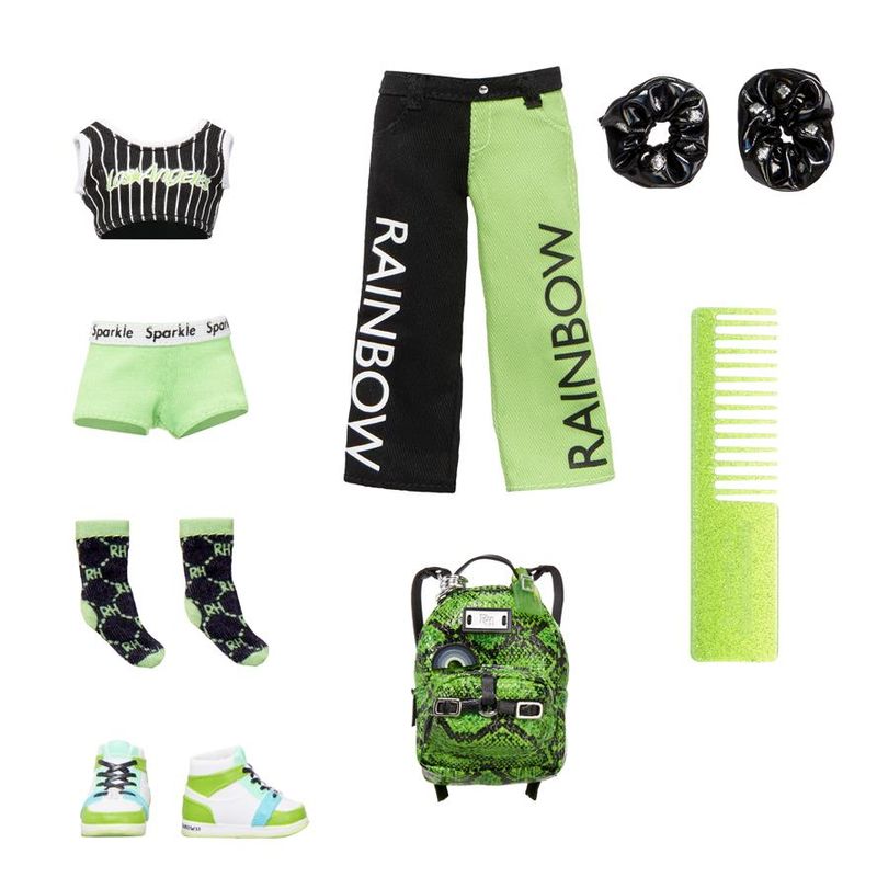 Boneca-Articulada-E-Acessorios---Rainbow-High-Junior---Jade-Hunter---Verde---MCassab-3