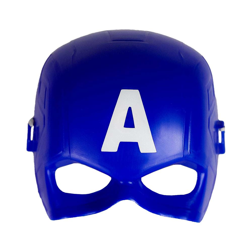 Máscara Capitão América Infantil de Plástico Vingadores Marvel