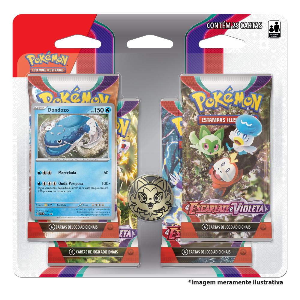 Cards Pokémon - Blister Quadruplo - Ev01 - Copag - Ri Happy