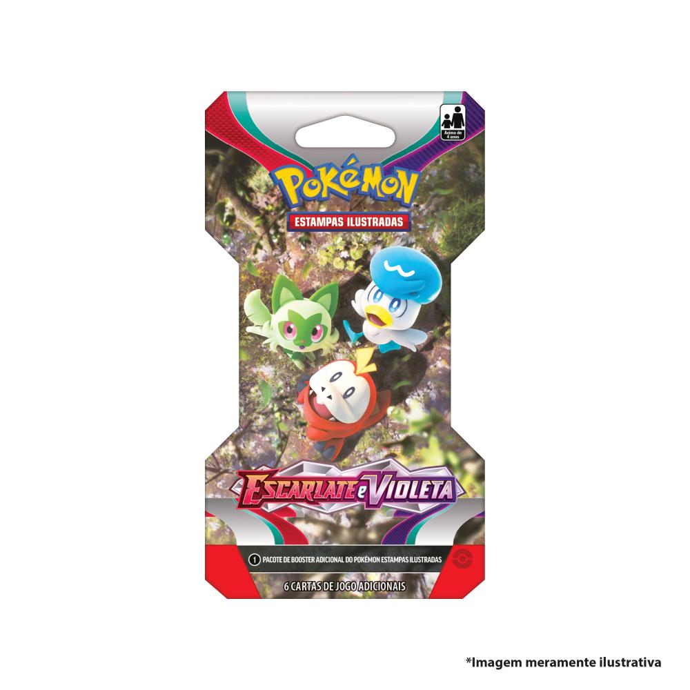 Jogo de Cartas - Pokémon - Ev03 - Blister Triplo - Pawmi- Copag