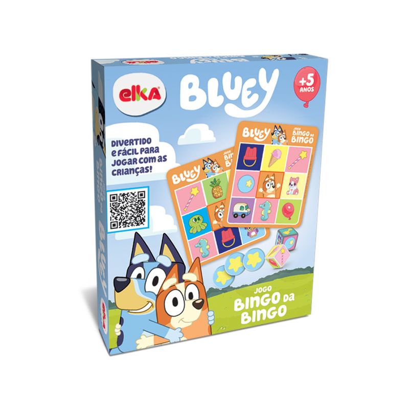 Jogo De Cartas Bluey Bingo Da Bingo Elka