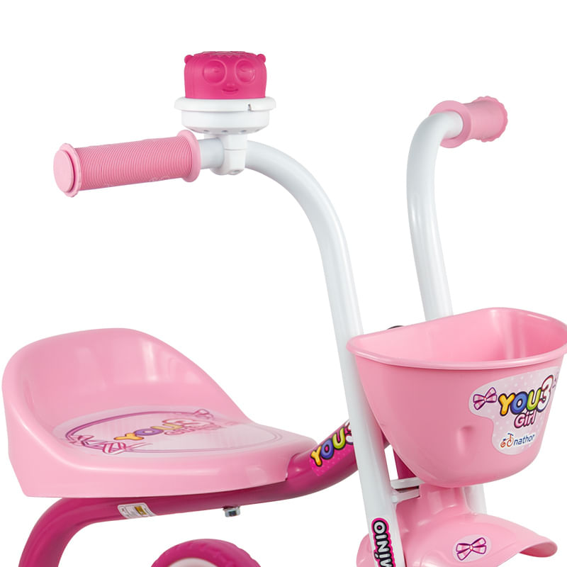 Triciclo Infantil Rosa - Marka NH Store