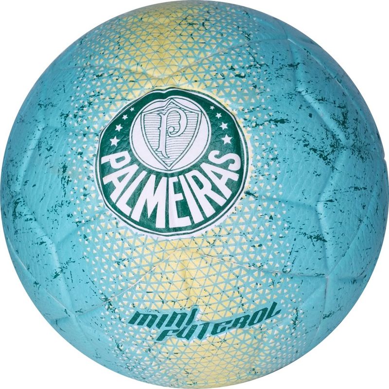 Mini-Bola-de-Futebol---Palmeiras---Numero-1---Verde-Agua---Futebol-e-Magia-0