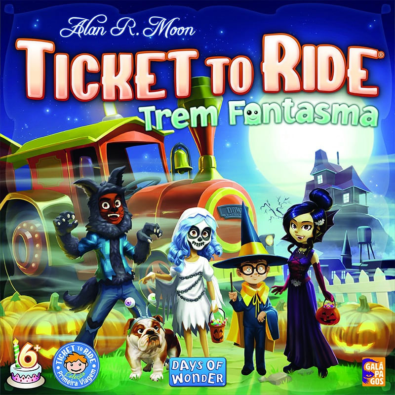 Ticket to Ride: Trem Fantasma - Jogo de Tabuleiro - Galápagos