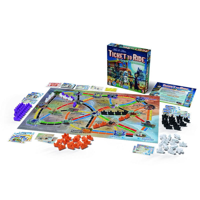 Ticket To Ride Jogo de Tabuleiro Galapagos