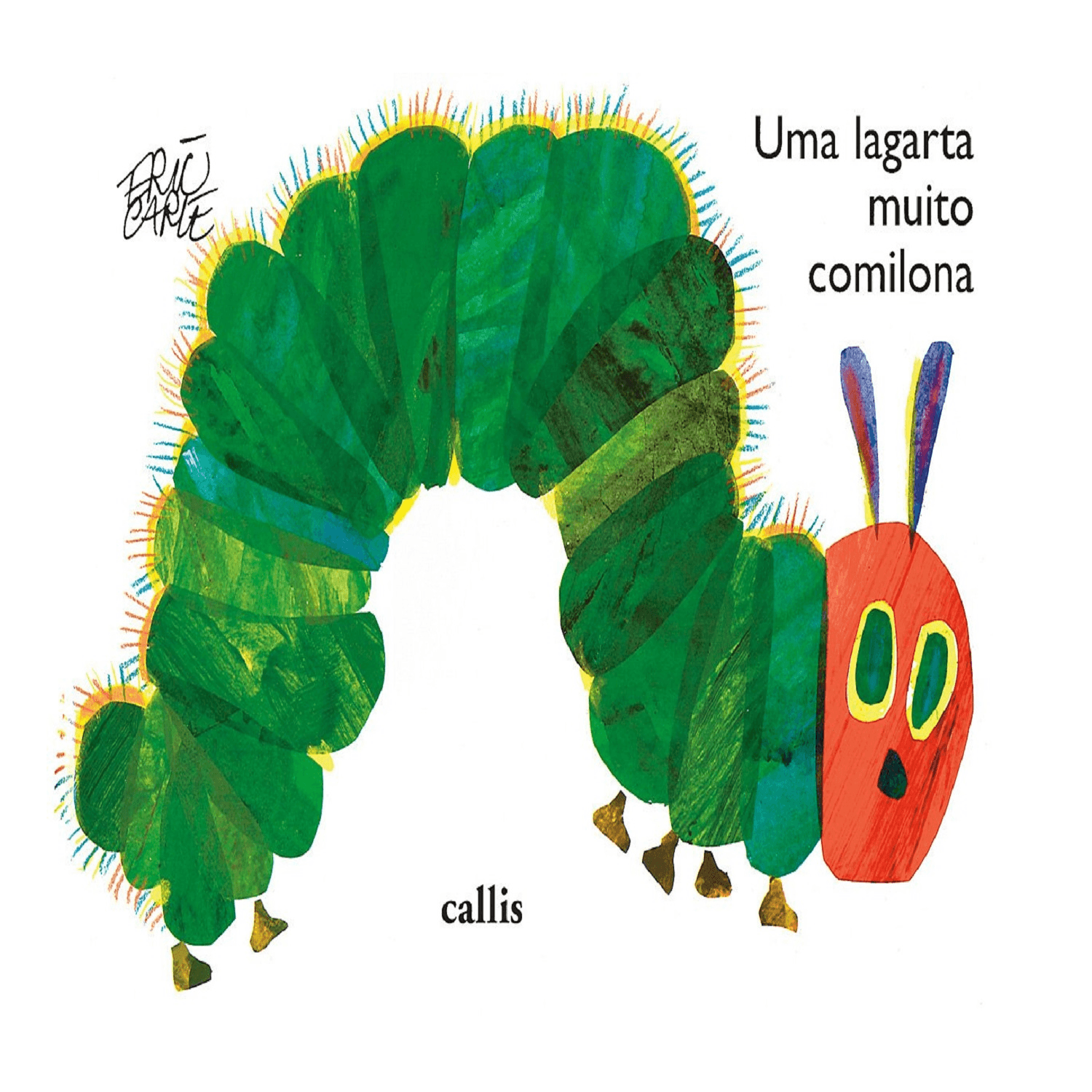 Livro uma lagarta muito comilona ri happy