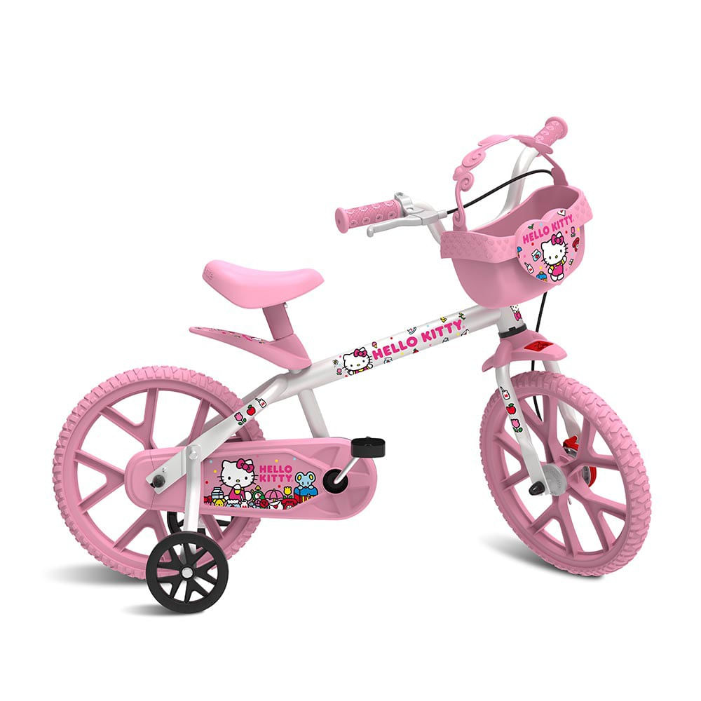 Bicicleta Aro 14 Bandeirante Hello Kitty