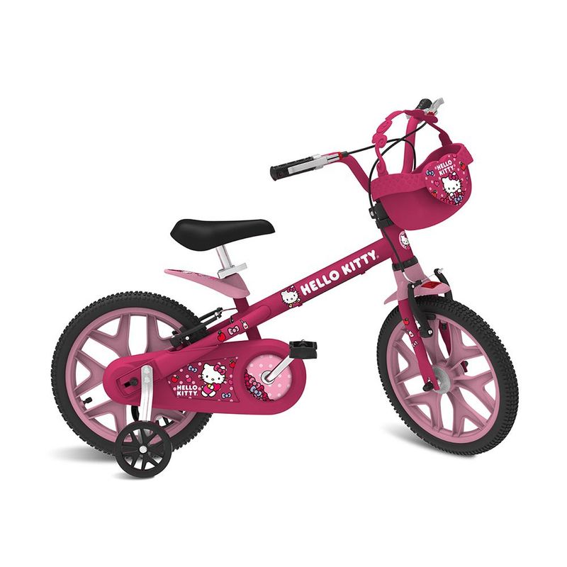 Bicicleta---Aro-16---Bandeirante---Hello-Kitty---Rosa-0