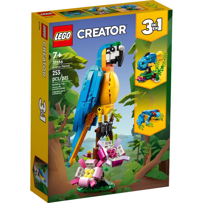 Lego---Lego-Creator---Papagaio-Exotico---31136-0