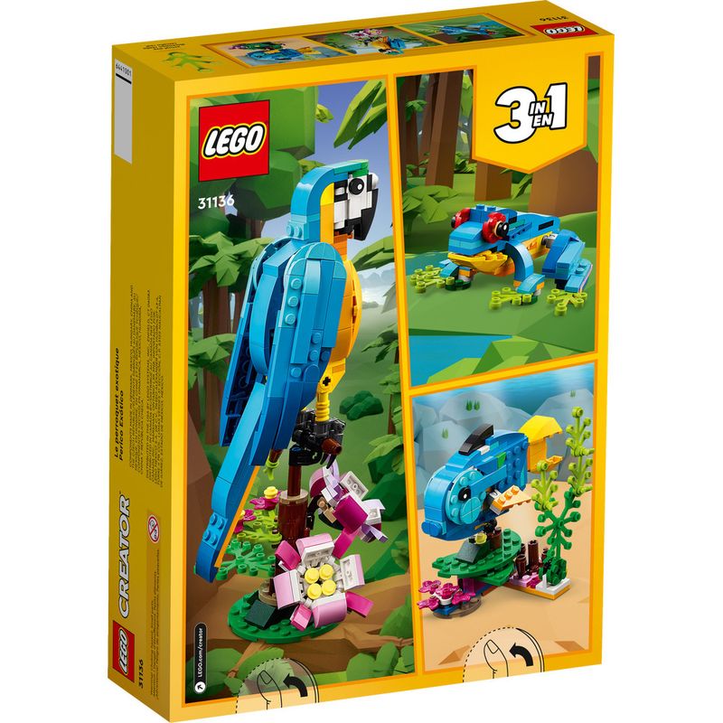 Lego---Lego-Creator---Papagaio-Exotico---31136-1