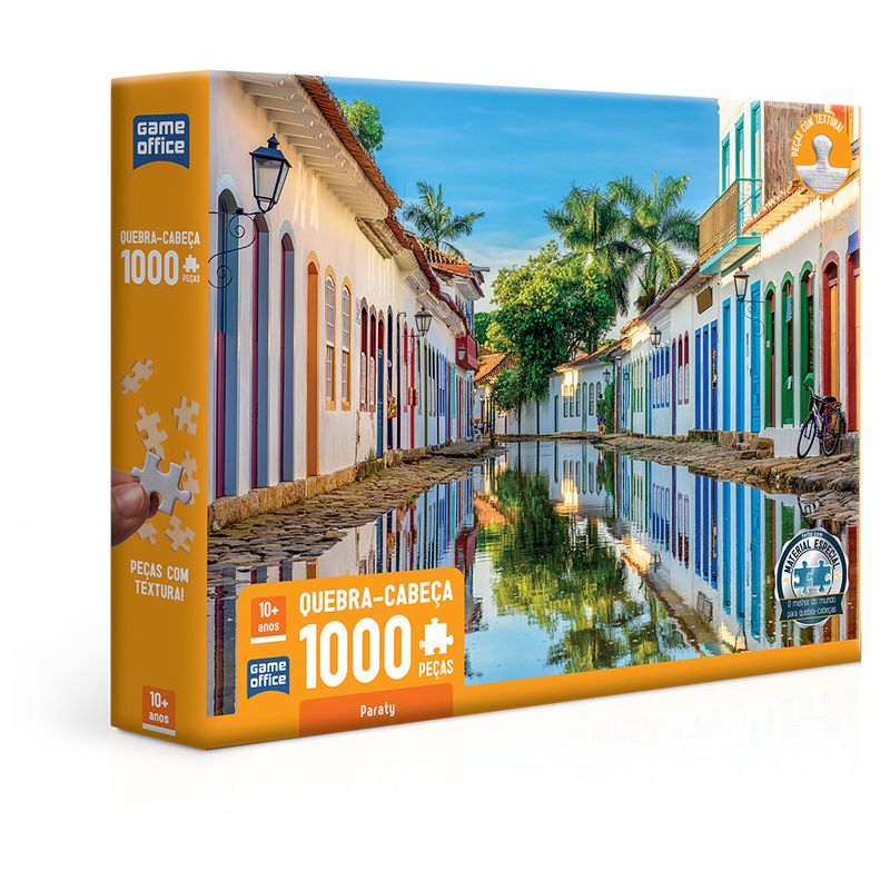 Quebra-cabeça - Paraty - 1000 peças - Game office - Toyster