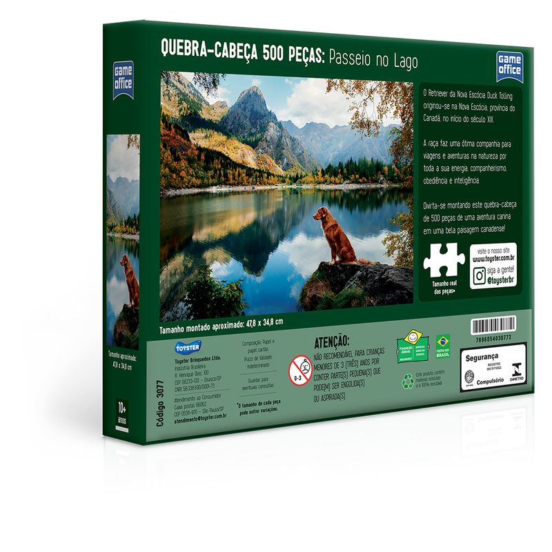 Goose Lake Grama Verde Quebra-Cabeça Natureza 1000 PCS Desafie