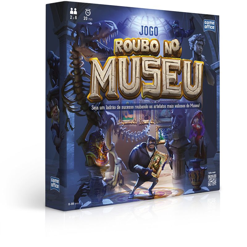 Jogo de Tabuleiro - Roubo No Museu - Game Office - Toyster