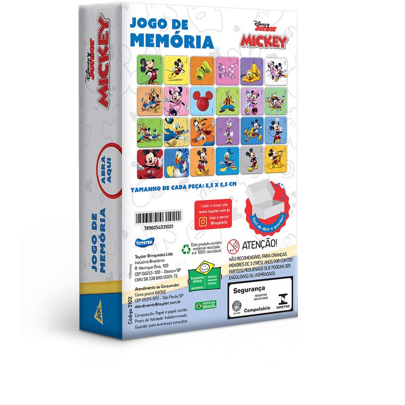 Jogo-de-memoria---Cartas---Disney---Mickey---Jak---Toyster-1