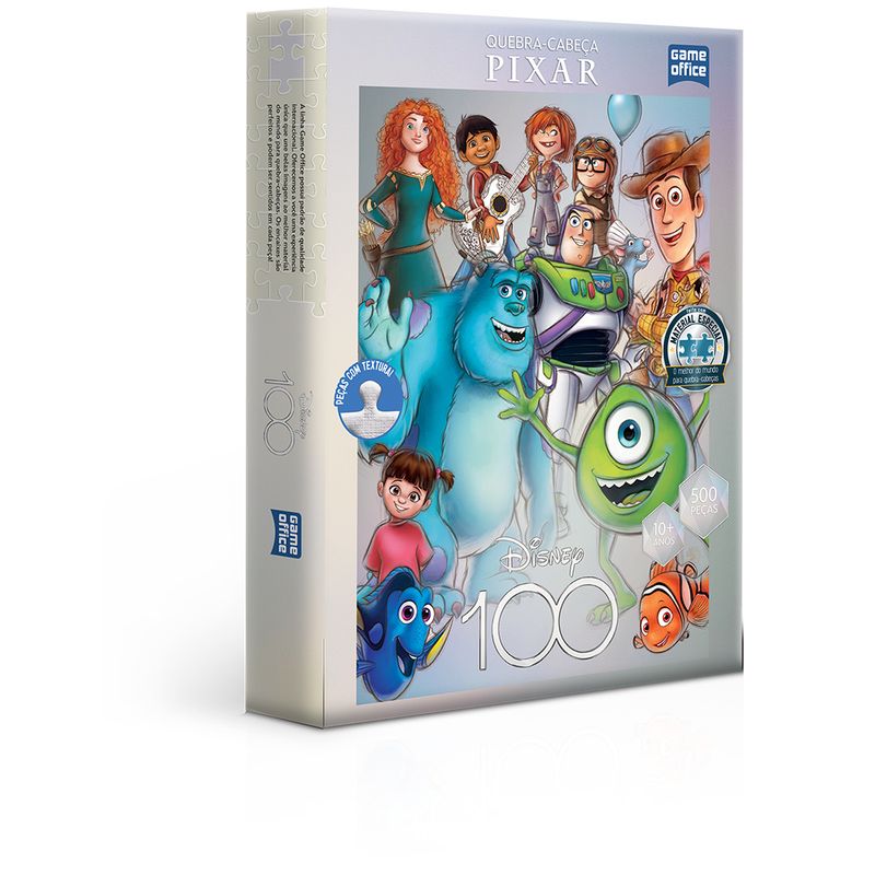 Quebra-Cabeca---Disney---Pixar---100-Anos---500-Pecas---Toyster-0