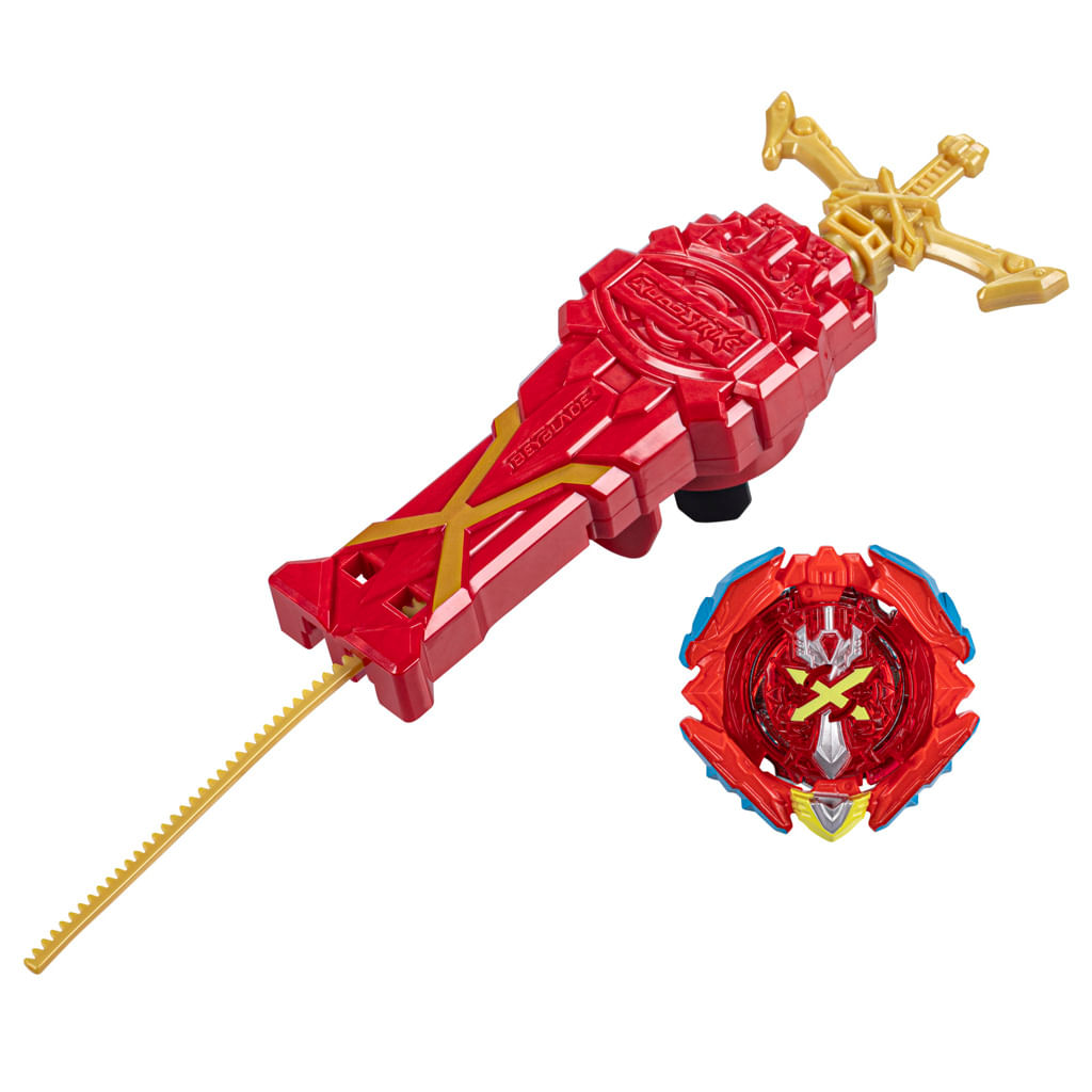 Pião de Batalha e Lançador - Beyblade Burst - QuadStrike
