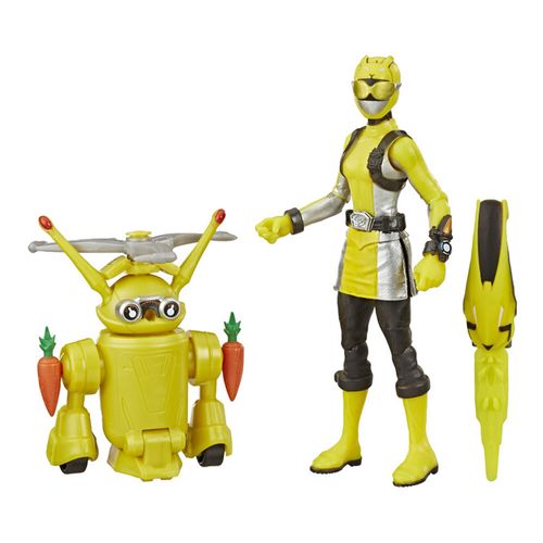 Figura Articulada e Acessórios - Power Rangers - Beast Morphers - Morph-X Key - Ranger Amarelo - Hasbro