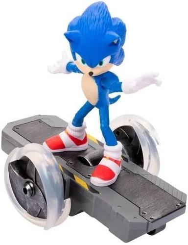 Boneco Sonic 2 Filme Veiculop De Controle Remoto E Luz Speed