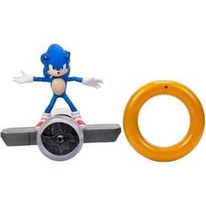 Boneco Sonic 2 Filme Veiculop De Controle Remoto E Luz Speed