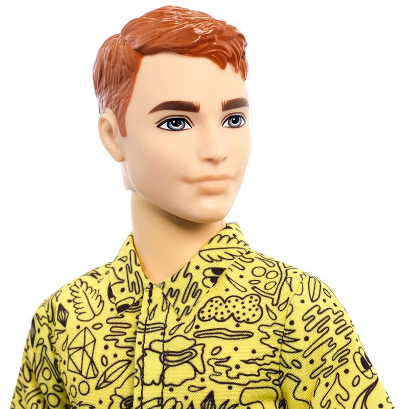 Boneco-Ken-Fashionistas---Ruivo-com-Camisa-Amarela---Mattel