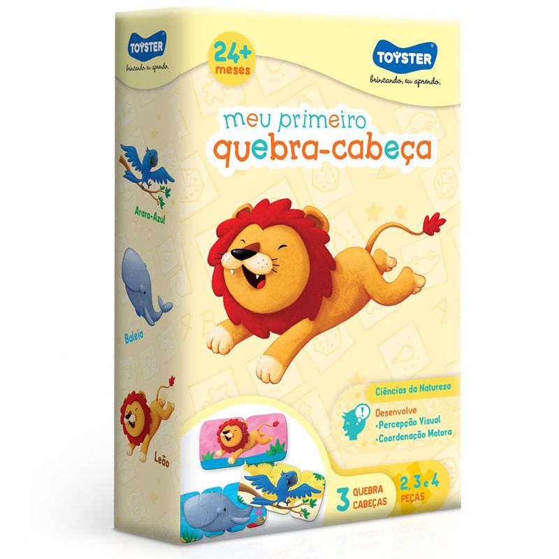 Quebra-Cabeca-Progressivo---Meu-Primeiro-Quebra-Cabeca---2---3-e-4-Pecas---Toyster