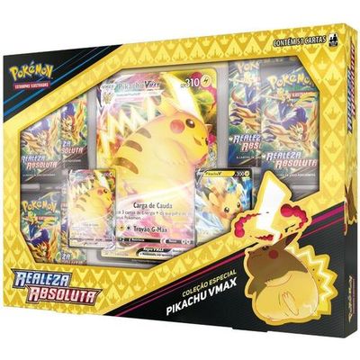 Box Pokémon - Realeza Absoluta - Pikachu Vmax - Copag - Ri Happy