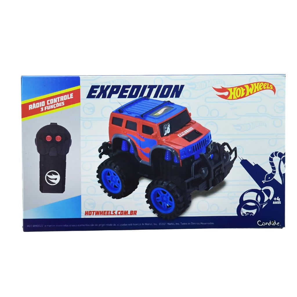 Carrinho de Controle Remoto - Hot Wheels - Expedition - Candide