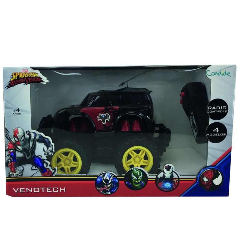Veiculo-Venotech---RC3-Fun---Pilha---Spiderman---Candide-1