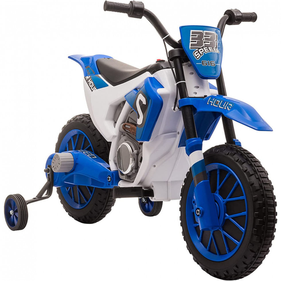 Moto Elétrica Infantil BMW Bateria 12V 3 Rodas com Luzes e Sons USB,  COSTZON, Azul - Dular