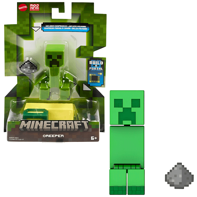 Boneco Minecraft Vanilla 8 Cm Monte o Portal GTP08 Mattel - Ri Happy