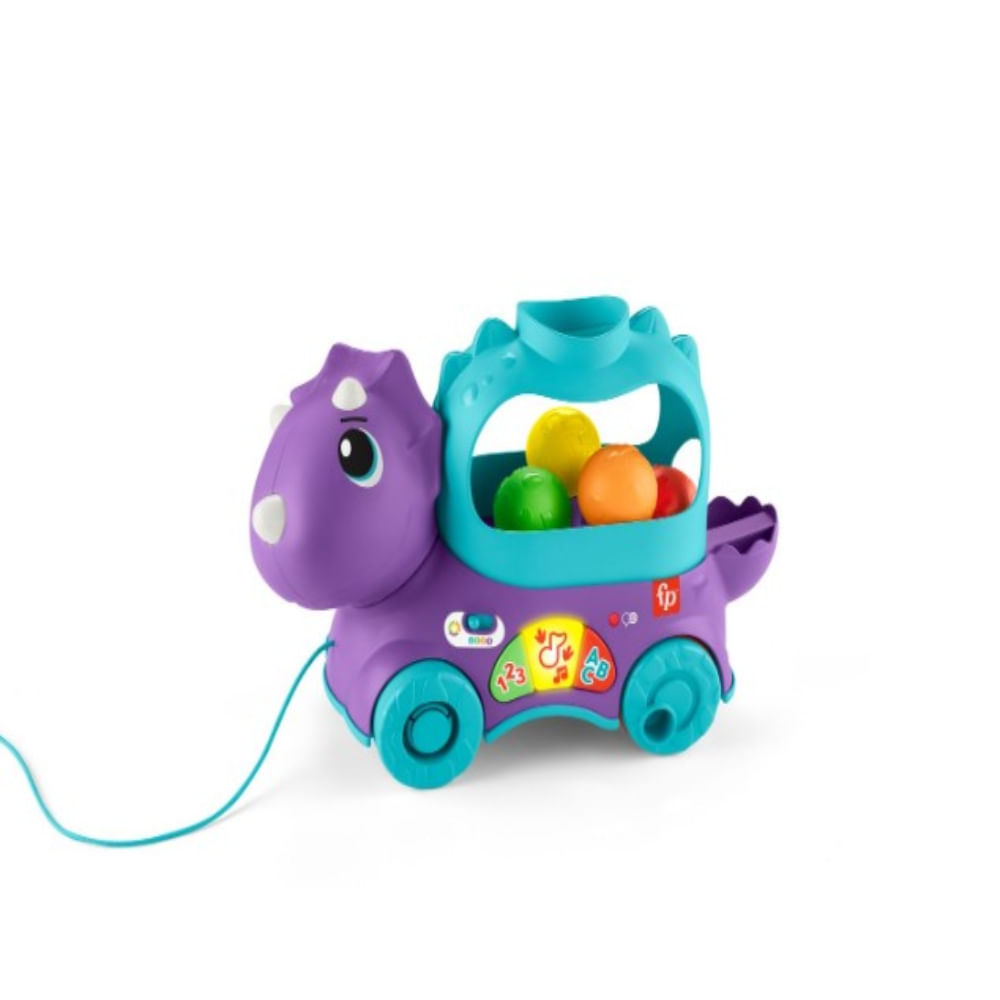 Carrinho Para Bebê - Fisher-Price - Dino Bolinhas Divertidas - Azul -  Mattel - Ri Happy