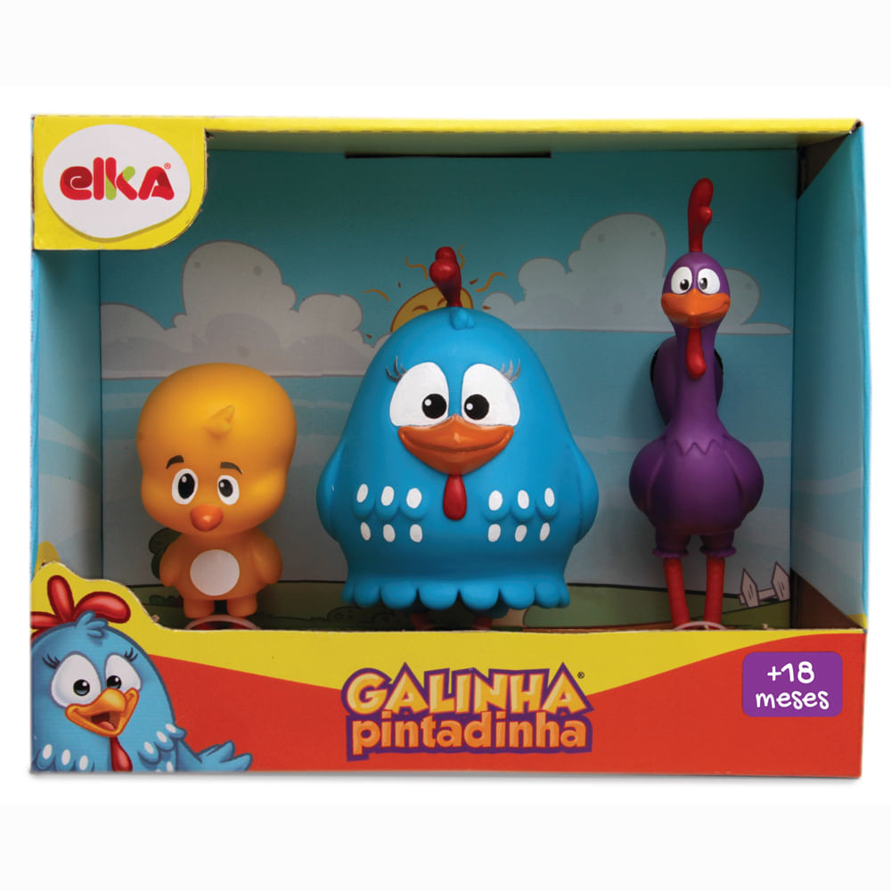 Quebra-Cabeça + Jogo da Memória - Galinha Pintadinha - Elka - MP Brinquedos