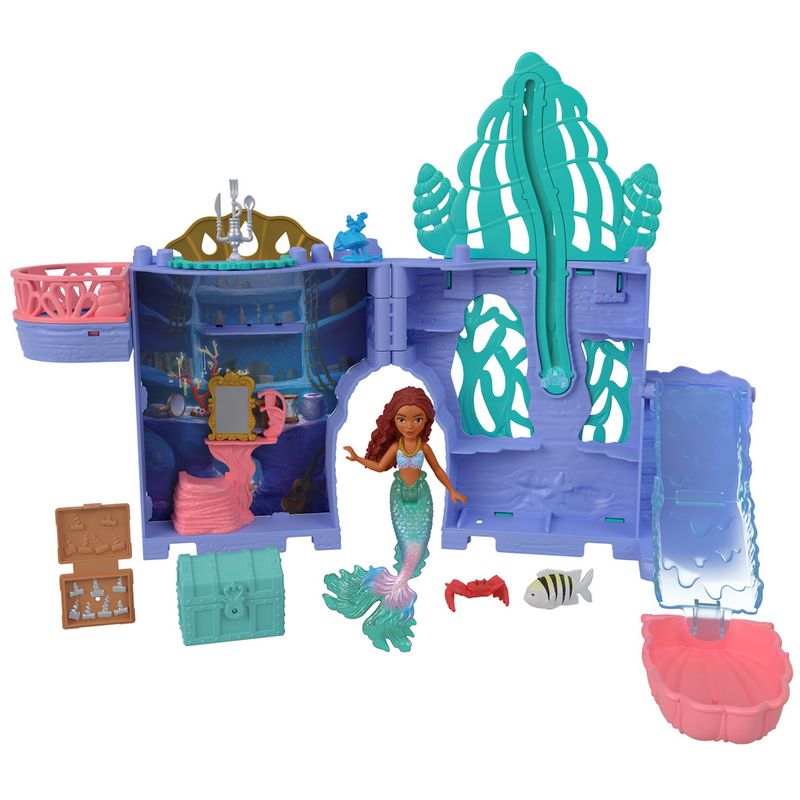 Playset-com-Mini-Figura-e-Acessorios---Disney---A-Pequena-Sereia---Gruta-Secreta-da-Ariel---Mattel-0