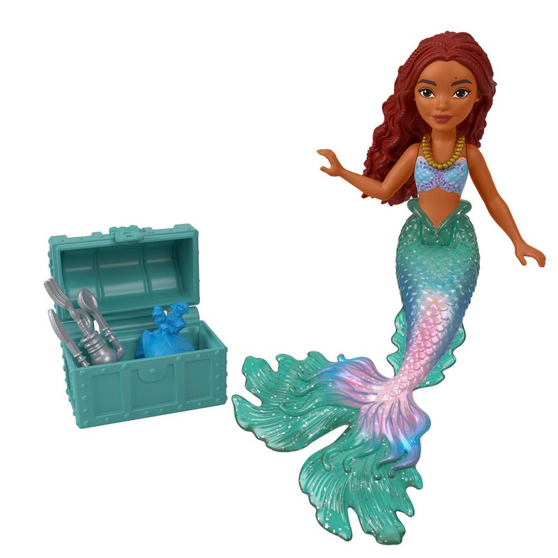 Playset-com-Mini-Figura-e-Acessorios---Disney---A-Pequena-Sereia---Gruta-Secreta-da-Ariel---Mattel-2