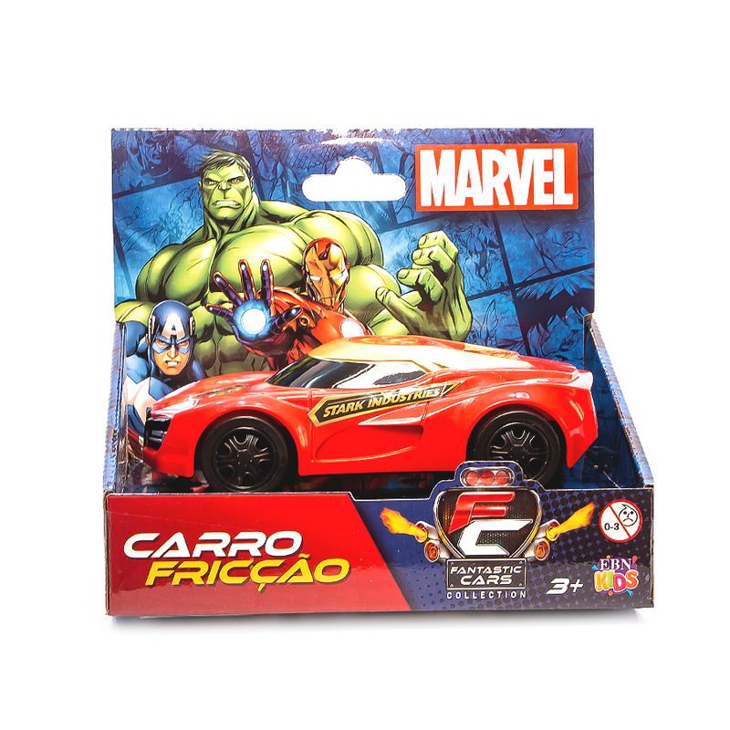 Carrinho---Marvel---Colecao-De-Carros-Fantasticos---Carro-Friccao---Homem-De-Ferro---EBN---Vermelho-1