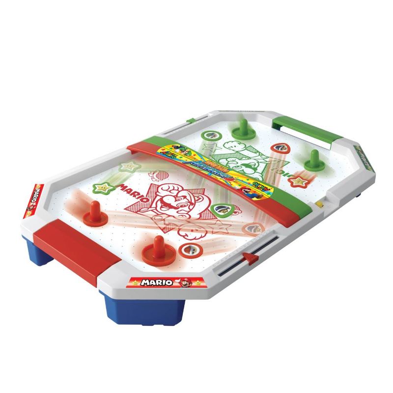 Jogo-de-Tabuleiro-Classico---Air-Hockey---Super-Mario---Mario---Ate-02-Jogadores---Epoch-0