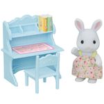 Conjunto-Escrivaninha-Figura-e-Acessorios---Sylvanian-Families---Menina-Coelho---Epoch-0