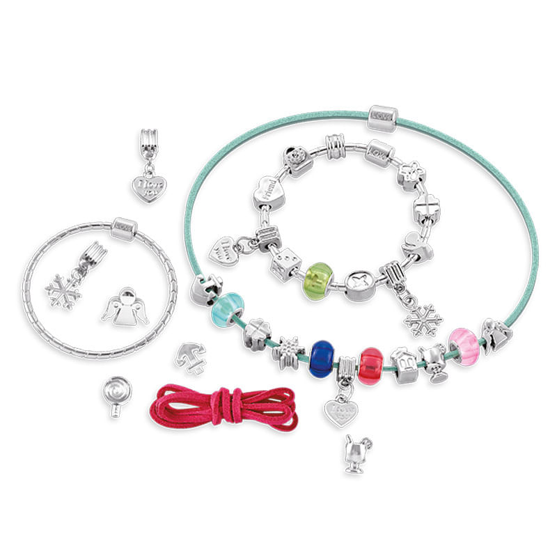 Conjunto-de-Joias---Pulseiras-Com-Pingentes---Glamour-Pendant---Cinza---Toyng-0
