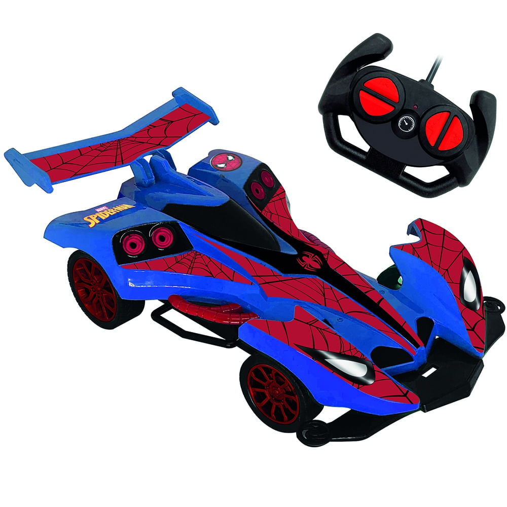 Carro de Controle Remoto Homem-Aranha - Web Storm - Candide - Ri Happy