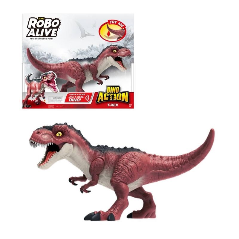 Brinquedo Dinossauro tiranossauro Rex grande articulado - Ri Happy