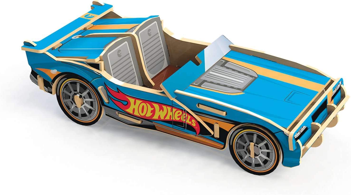 Comprar Quebra Cabeça 3D Carrinho de Pintura em madeira Hot Wheels 24 peças  - Bicho Batata - Pra Quem Tem Fome de Brincar